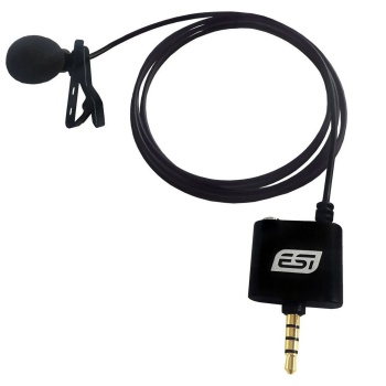 ESI Audio 01 0004 cosMik Lav Condenser Yaka Mikrofonu | Mobil Cihazlar ve Kameralar İçin Profesyonel Yayın Sesi